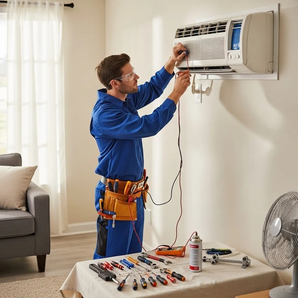 Gaziemir Grundig Grundig klima gaz dolumu ve bakım – Enerji verimliliği artırıldı. - Teknik servis örneği